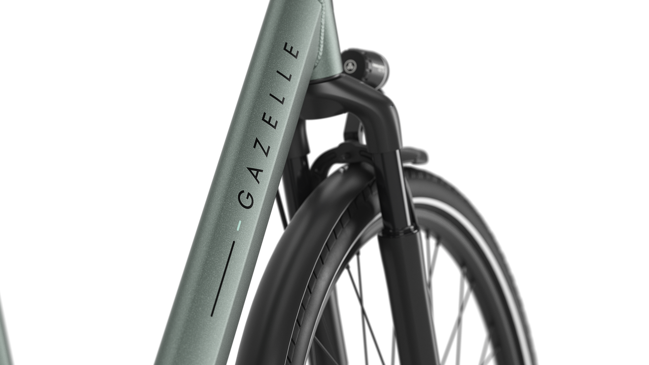 Gazelle Orange C8+ rower elektryczny low-step żeński (damka) twilight green
