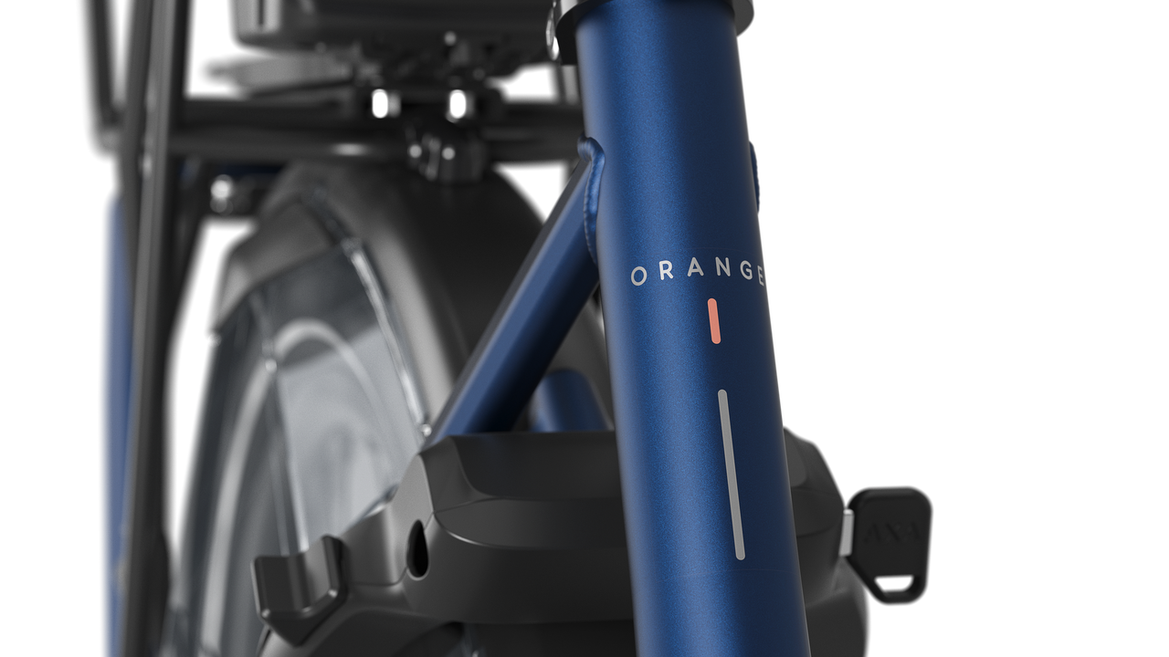 Gazelle Orange C8 26" rower elektryczny low-step żeński (damka) saturn blue