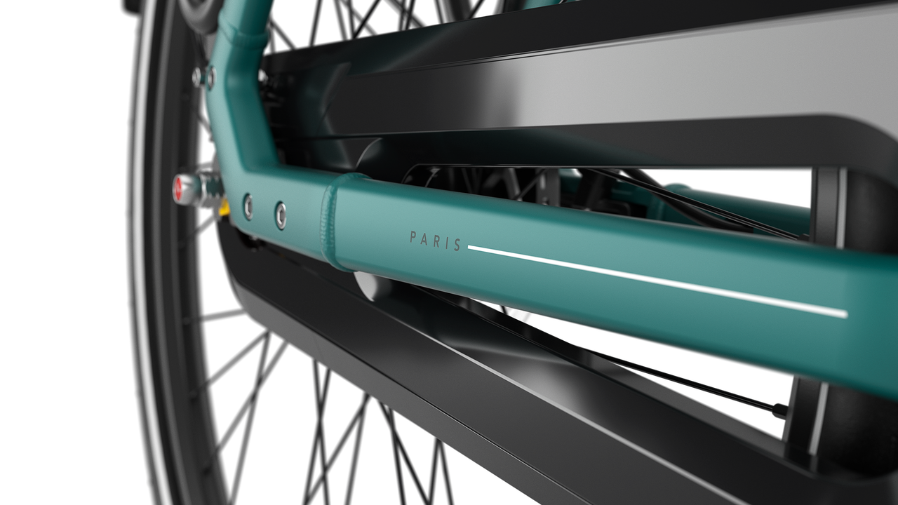 Gazelle Paris C7+ rower elektryczny low-step żeński (damka) thyme green