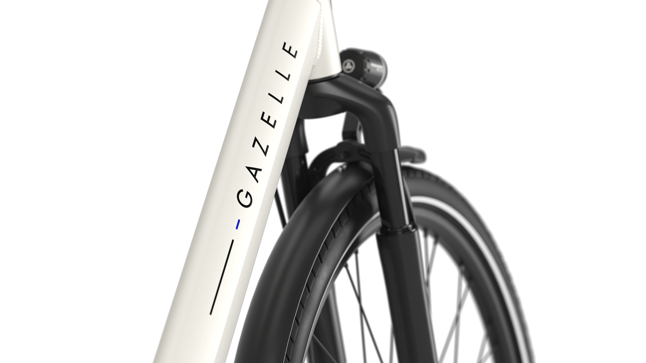 Gazelle Orange C8 rower elektryczny low-step żeński (damka) ivory white