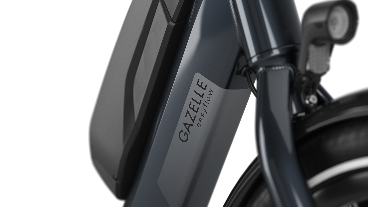 Gazelle Easyflow C8 rower elektryczny low-step żeński (damka) anthracite grey