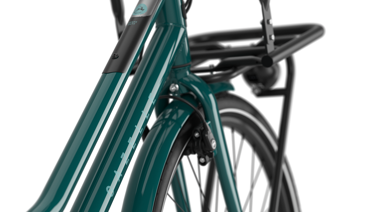 Gazelle HeavyDutyNL C7+ rower elektryczny low-step żeński (damka) thyme green