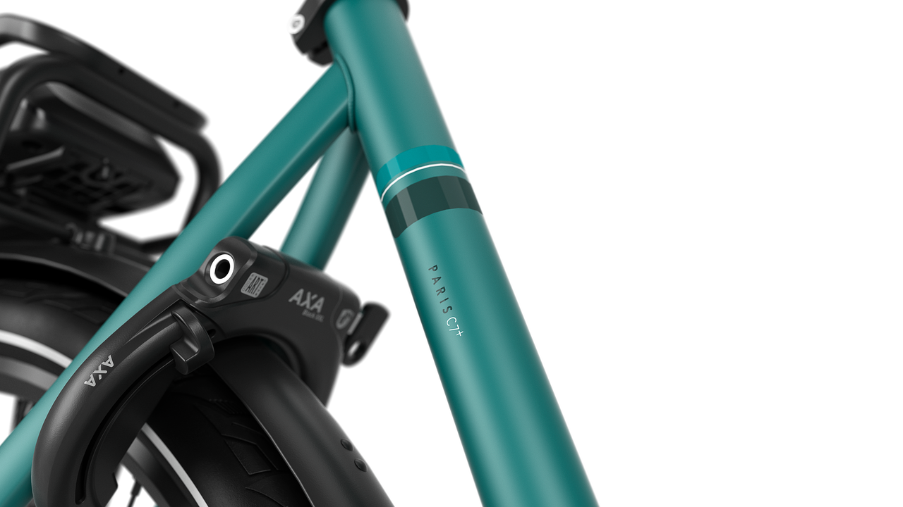 Gazelle Paris C7+ rower elektryczny low-step żeński (damka) thyme green