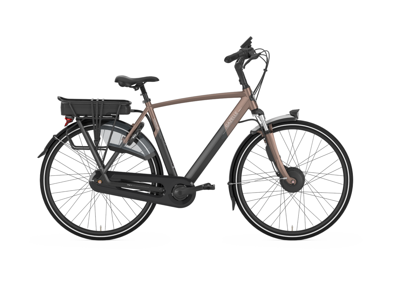 bicicleta gazelle orange